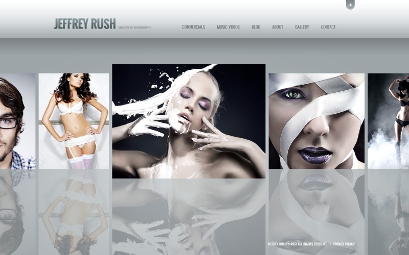 Tema WordPress gratuito para portafolio de fotógrafos - Jeffrey Rush