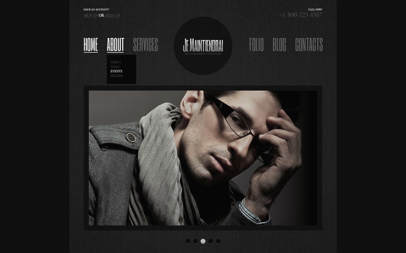 Zdarma atraktivní šablona WordPress pro portfolio fotografů