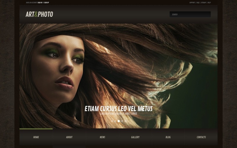 Zdarma nápadné téma WordPress reagující na fotografování
