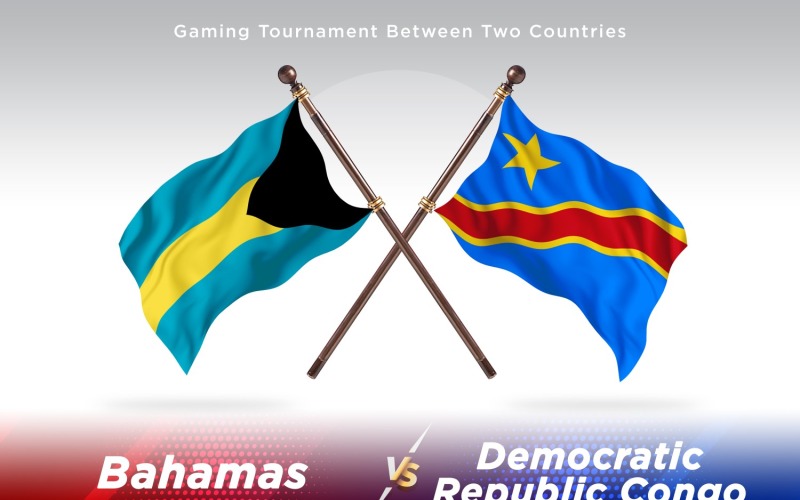 Bahamas versus Demokratische Republik Kongo Two Flags
