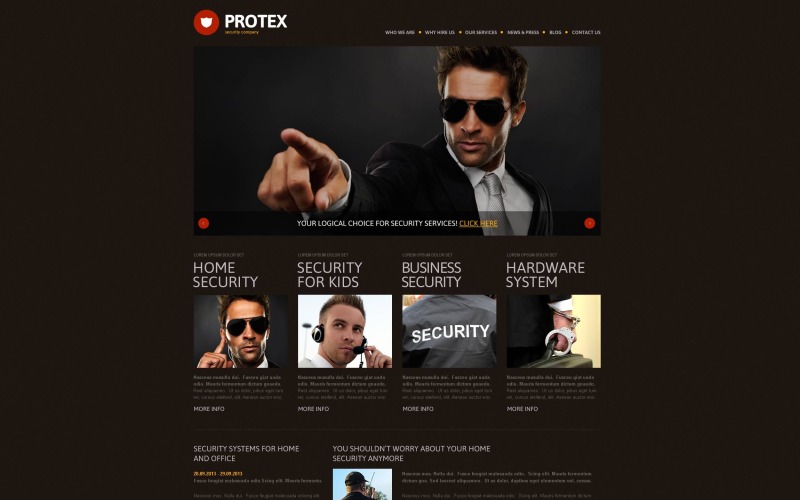 Conception WordPress de sécurité réactive gratuite