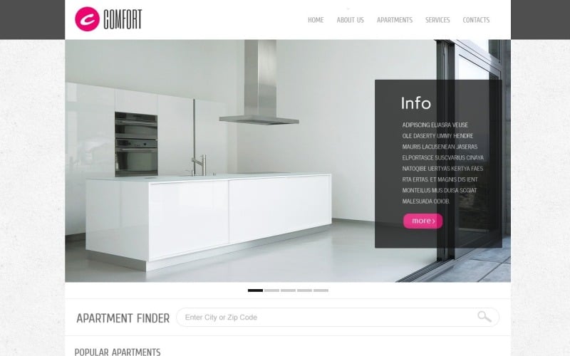 Free Modern WordPress Template for Real Estate Agency