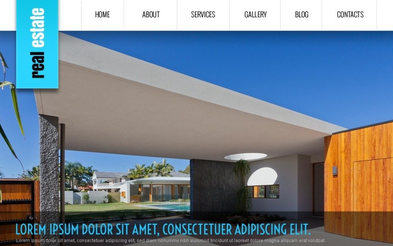 Gratis WordPress-mall för fastigheter