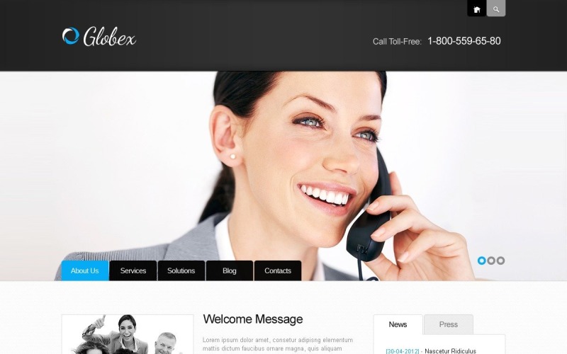 Безкоштовна тема веб -сайту для SEO WordPress