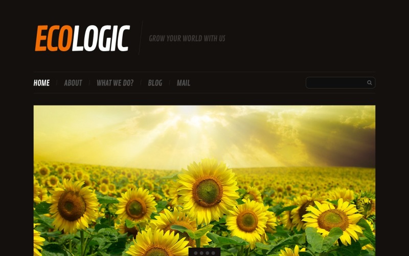 Diseño gratuito de WordPress sensible a la energía solar