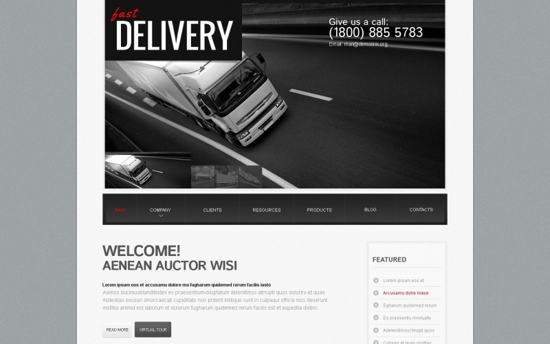 Free Transportation Templates TemplateMonster Free Transportation Templates TemplateMonster