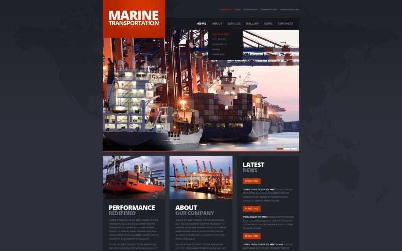 Free Transportation Templates TemplateMonster Free Transportation Templates TemplateMonster