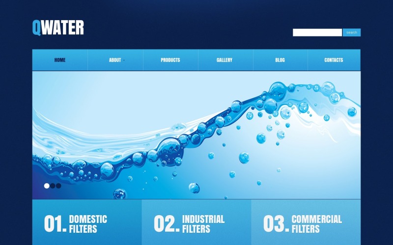 Gratis watergevoelige WordPress-sjabloon