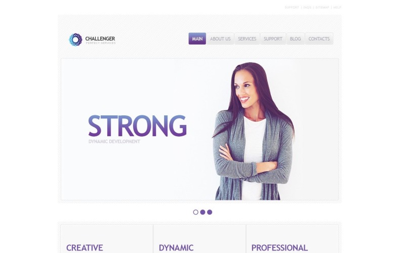 Tema de site SEO responsivo gratuito para WordPress