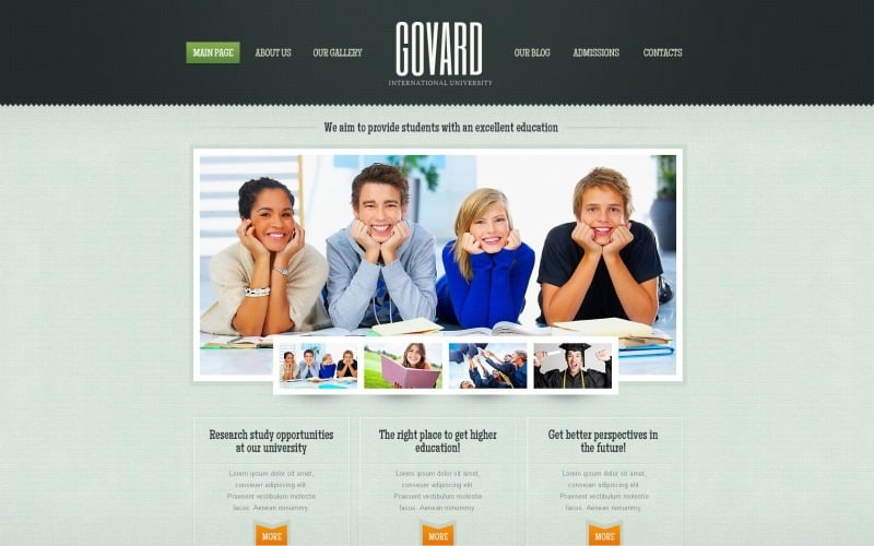 Tema gratuito da universidade para WordPress