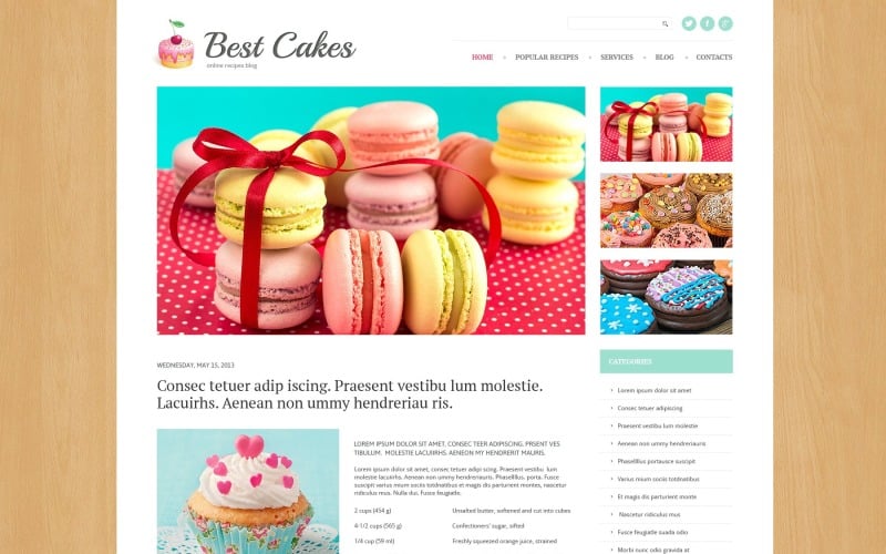Thème de boutique de bonbons réactif gratuit pour WordPress