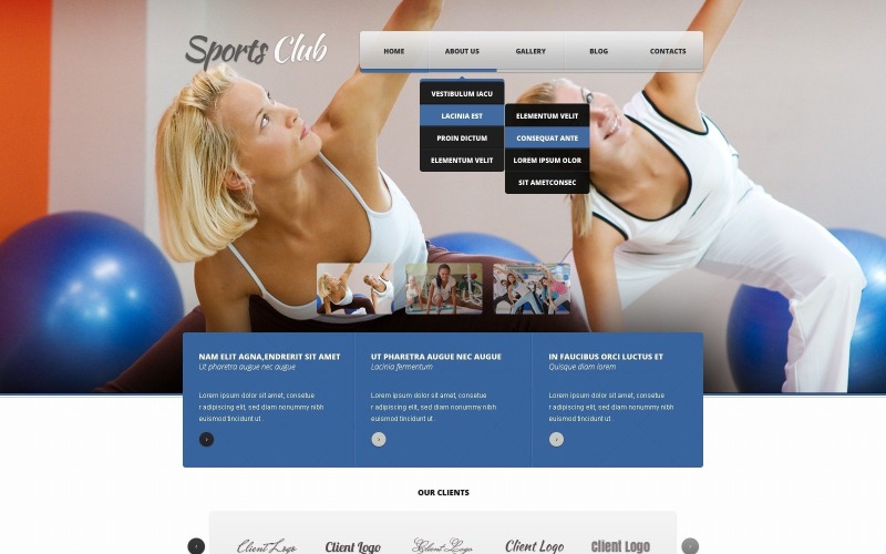 Thème WordPress gratuit pour le sport à la mode
