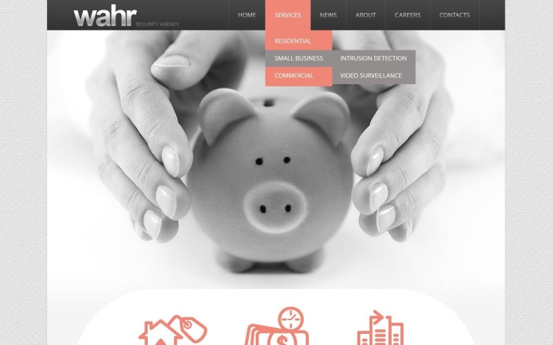 Ücretsiz Minimalist Güvenlik WordPress Teması