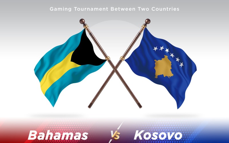 Bahamák kontra Koszovó két zászló