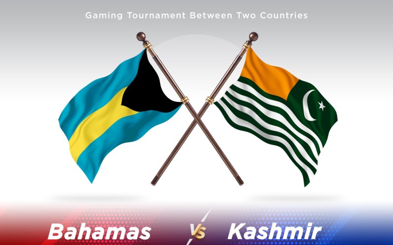 Bahamas versus Kashmir Two Flags