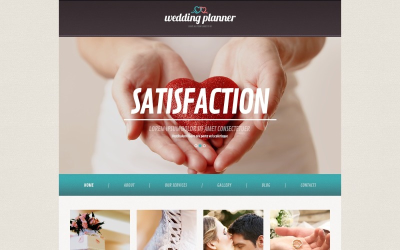 Gratis Wedding Planner Responsive WordPress-thema