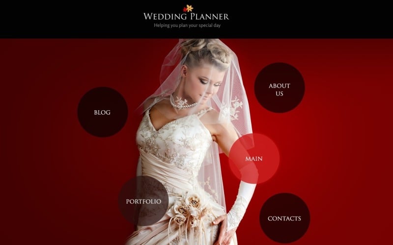 Modello gratuito di wedding planner per WordPress