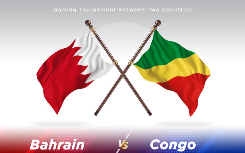 Bahrein contra Congo dos banderas