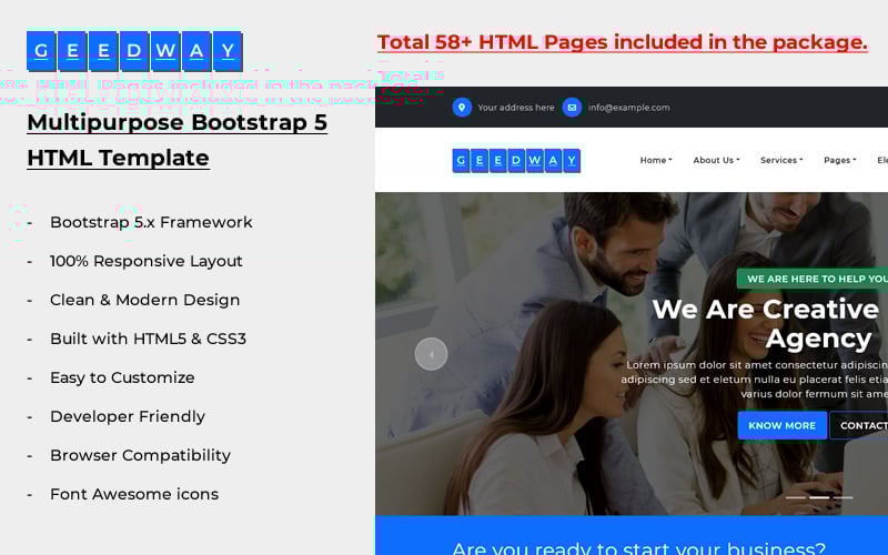 Geedway - Multipurpose Bootstrap 5 HTML Template