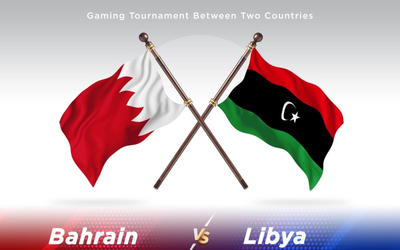 Bahrain versus Líbia Duas Bandeiras