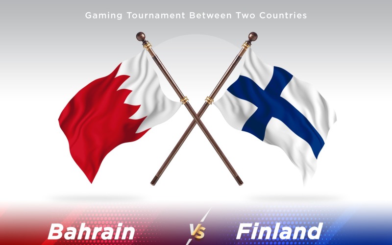 Bahrajn versus Finsko Dvě vlajky