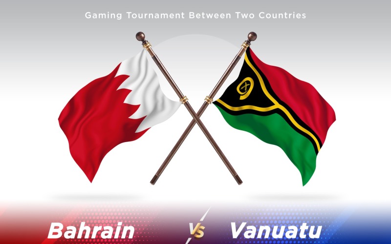 Bahrain gegen Vanuatu Two Flags