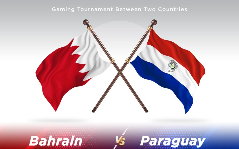 Bahrajn versus Paraguay Dvě vlajky