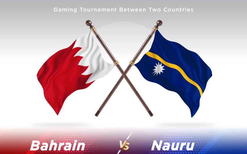 Bahrein contra Nauru Two Flags