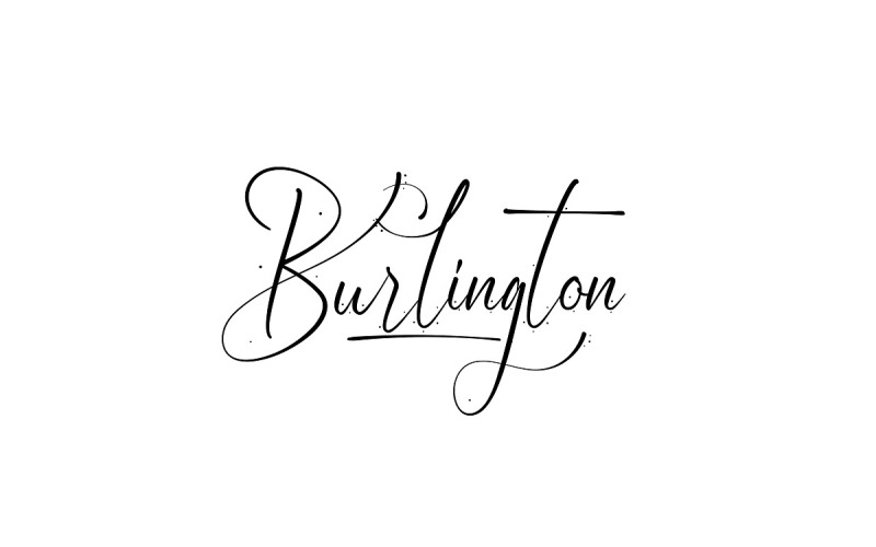 Burlington El Yazısı Yazı Tipi