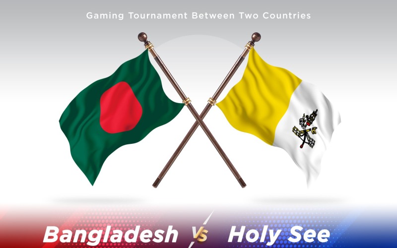 Bangladesh kontra heliga se två flaggor