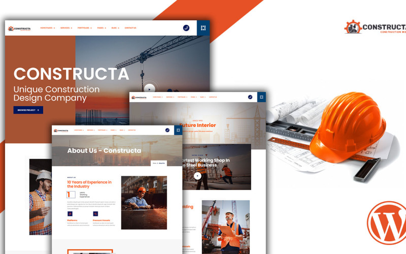 Constructa - Építési szolgáltatás WordPress téma