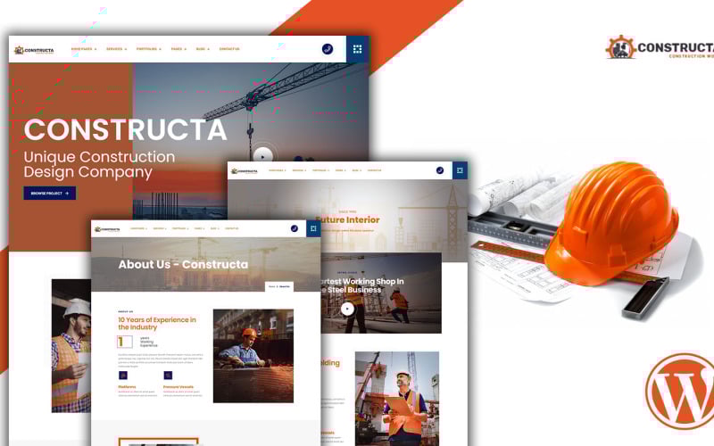 Constructa - Thème WordPress pour service de construction