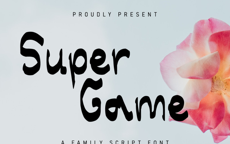 Комічний рукописний шрифт Super Game
