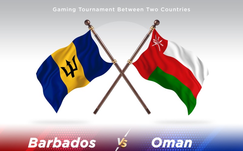 Barbados kontra Oman Dwie flagi