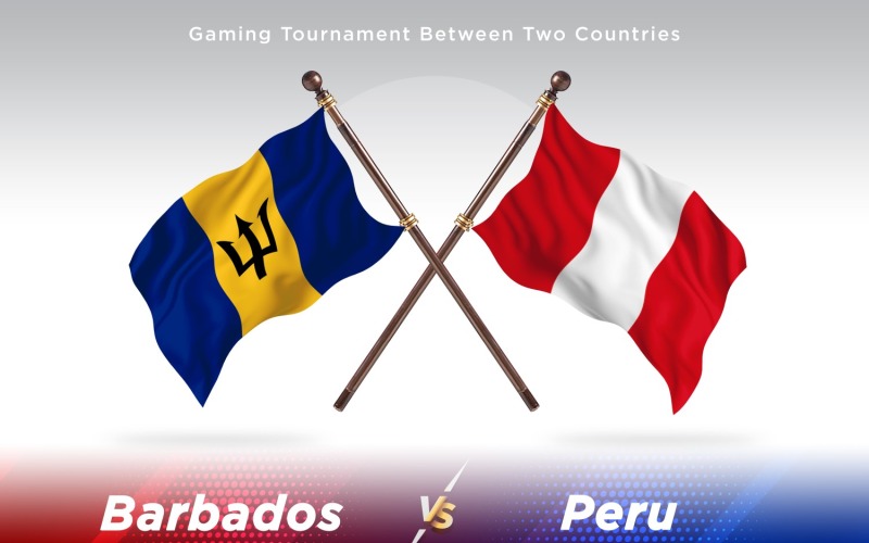 Barbados versus Perú dos banderas