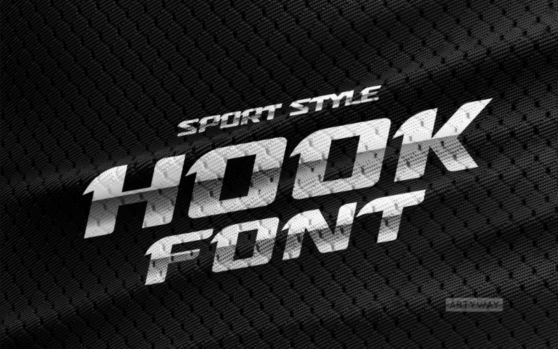 Fonte Sport Style / Fonte Hook