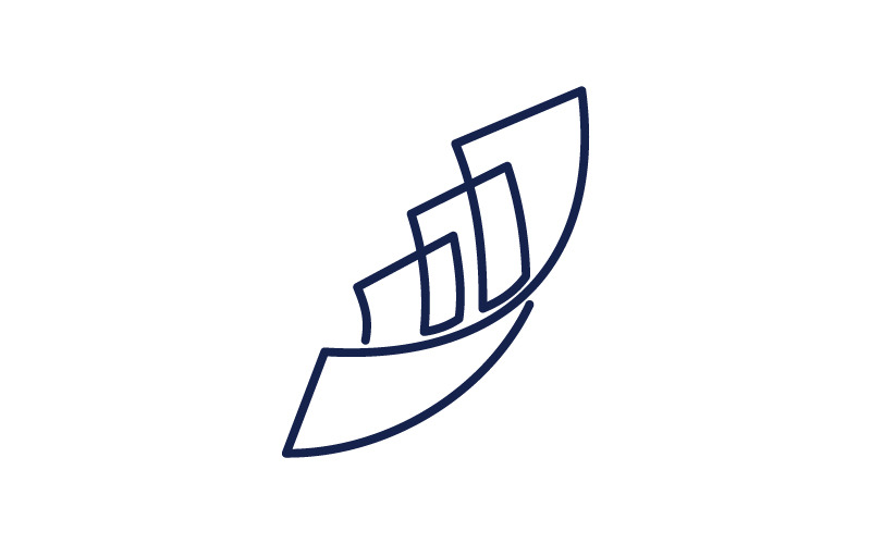 Affärsredovisning Skatt Finansiell Logo Designmall Vector