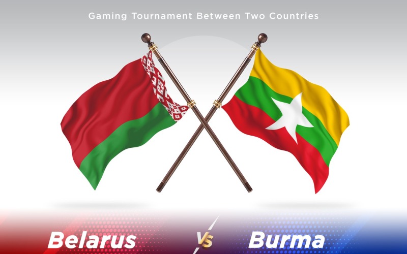 Fehéroroszország és Burma két zászló