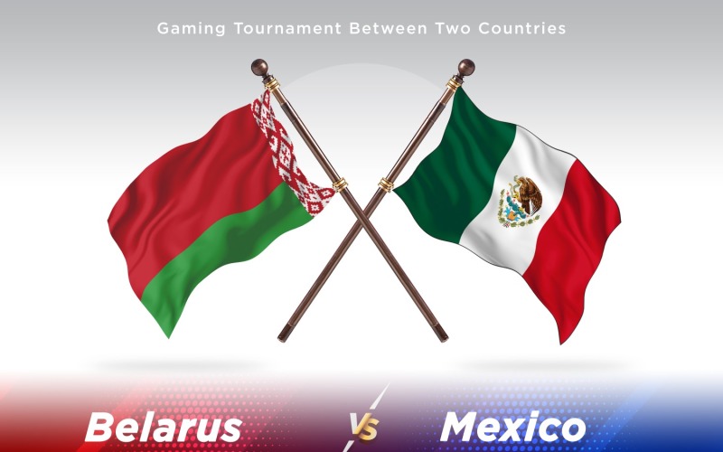 Беларусь против Мексики Два флага