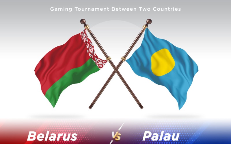 Bielorrusia versus Palau Two Flags