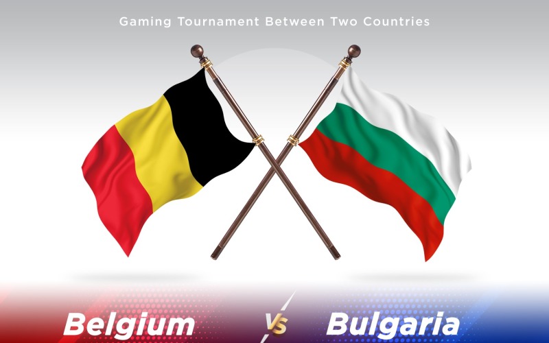 Belçika Bulgaristan'a Karşı İki Bayrak