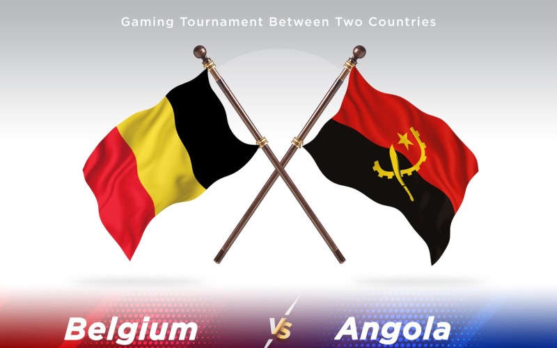 Belgio contro Angola Two Flags