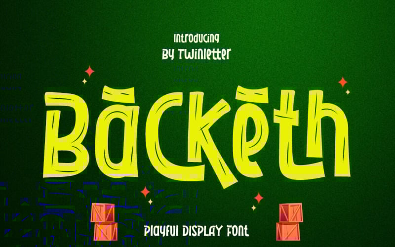 Backeth Playful Display Font