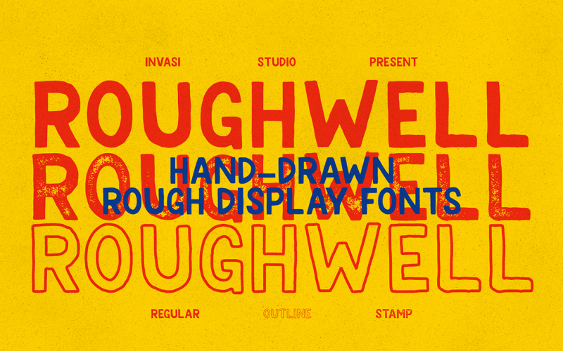 Familia Roughwell - Dibujado a mano