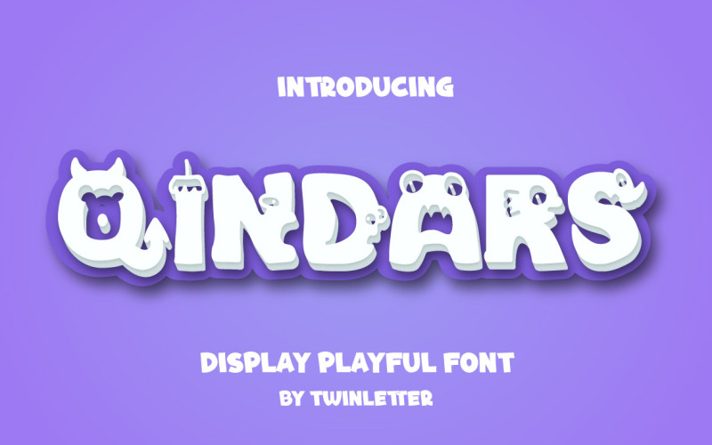 Qindars Fancy Display Font