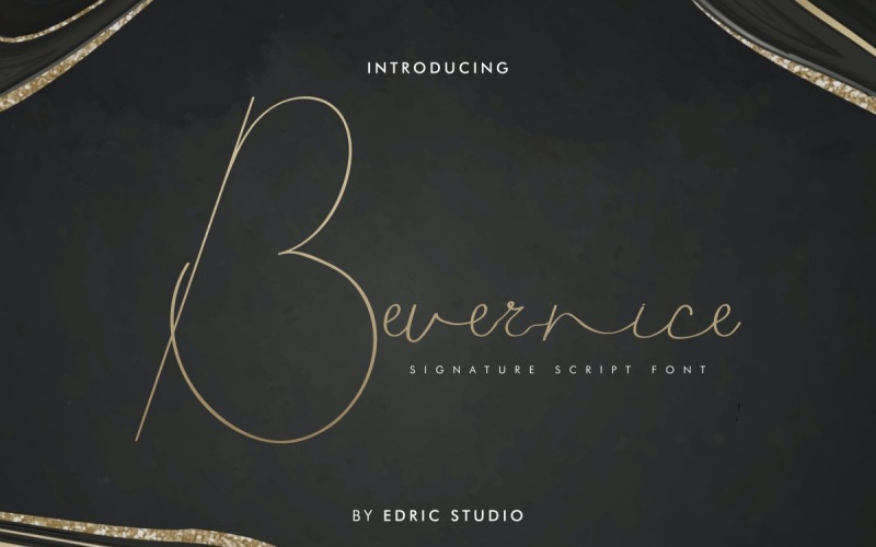 Bevernice Signature Handschrift Schriftart