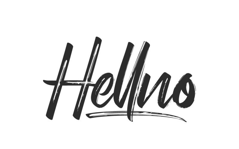 Czcionka skryptu Hellno Dry Brush