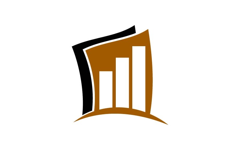 会计税务财务业务咨询标志设计模板矢量