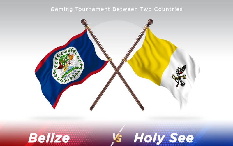 Belize kontra heliga se två flaggor