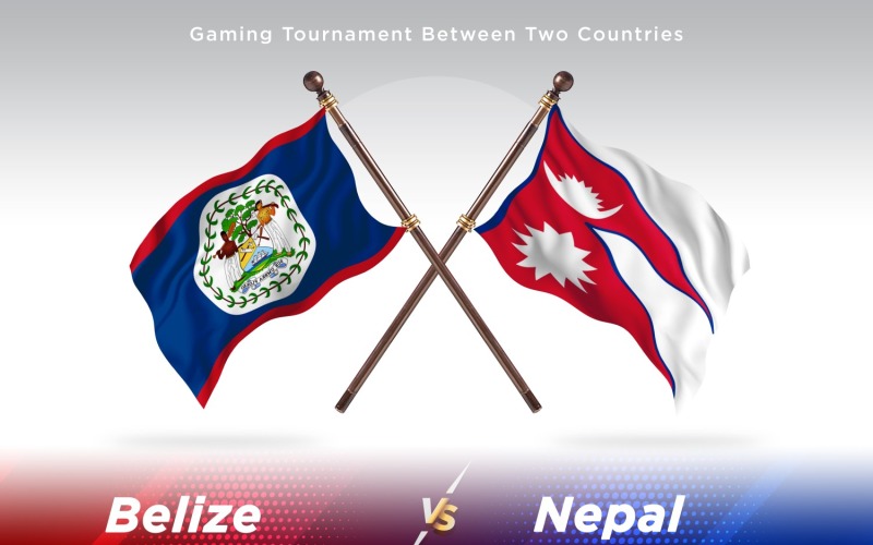 Belize Nepal'e Karşı İki Bayrak